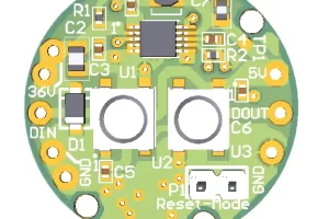 Circle LED PCB-23mm Dia Smart LED PCB Design